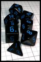 Dice : Dice - Dice Sets - Surhugvy Black with Blue Numerals - Amazon Jan 2024